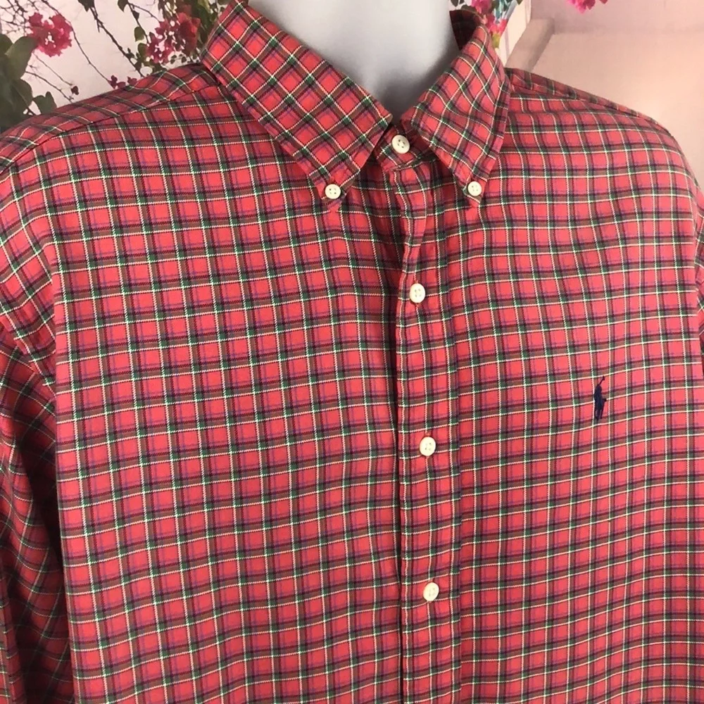 Polo Ralph Lauren Red Plaid Button Down